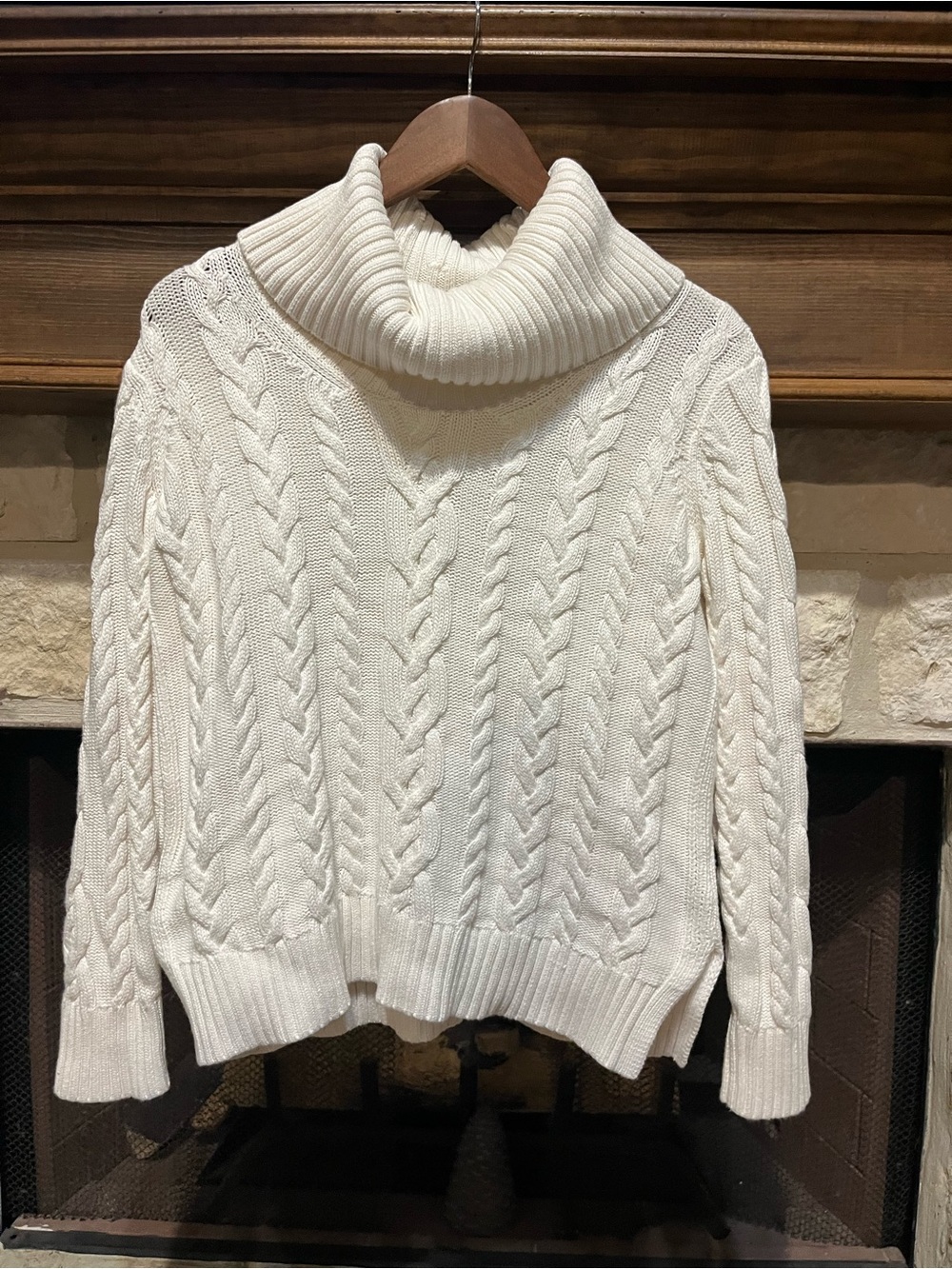 Lauren Ralph Lauren Cable Knit Turtleneck Sweater